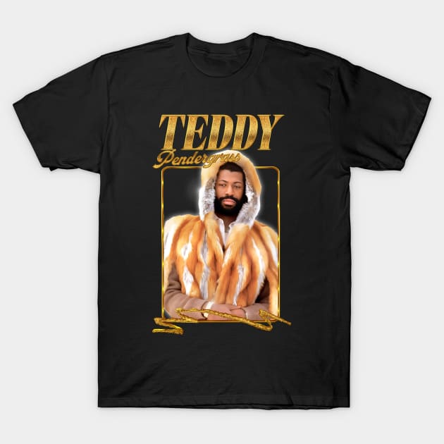 Teddy Pendergrass / 80s Retro Soul Fan Design T-Shirt by DankFutura